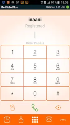 iTelDialerPlus android App screenshot 0
